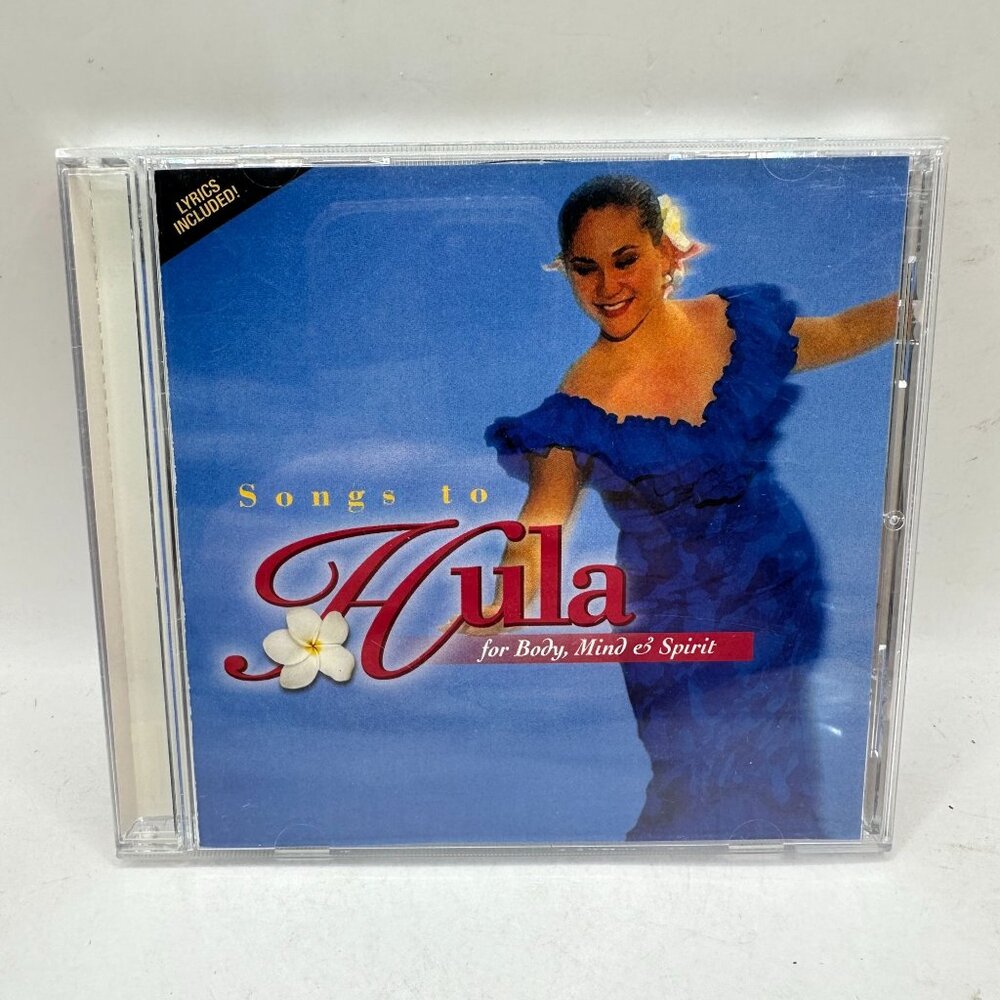 Songs To Hula CD For Body Mind & Spirit Hawaiian Music With Lyrics Included